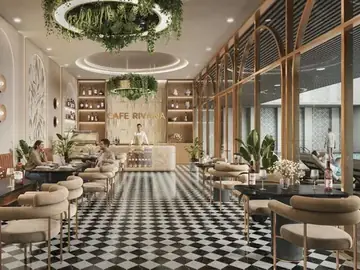 Supreme Rivana Punawale — Café Rivana at the clubhouse