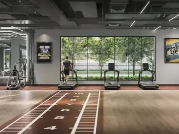 Supreme Rivana Punawale — gymnasium with garden view